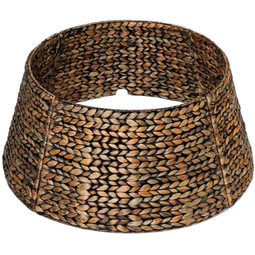 Rattan Christmas Tree Collar, Xmas Tree Collar for Artificial Trees, 24" NEW